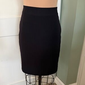 J. Crew Mercantile Classic Black Pencil Skirt Size 8